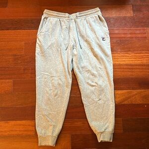 Fila French Terry Jogger. Size: L. Color: Heather Grey.